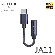 FiiO JA11 手機專用Type-C轉耳機音源轉接頭(支援麥克風)-黑色款