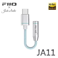 FiiO JA11 手機專用Type-C轉耳機音源轉接頭(支援麥克風)-銀色款
