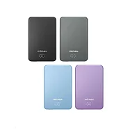 小米有品 mimax米覓 金屬無線磁吸行動電源 W16 10000mAh 電量顯示 無線充電寶 石墨黑