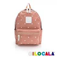 CILOCALA 限量版亮彩尼龍防潑水KEYBOARD後背包-中大 粉