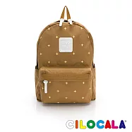 CILOCALA 限量版亮彩尼龍防潑水KEYBOARD後背包-中大 駝