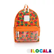 CILOCALA PICFA聯名日本插畫尼龍防潑水後背包-中大 橘