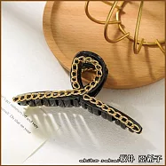 『?井.亞希子』日系潮流金屬鎖鏈百搭造型抓夾 -黑色