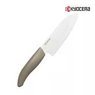【KYOCERA】日本京瓷彩色陶瓷刀系列14cm 多色任選(原廠總代理) 拿鐵米