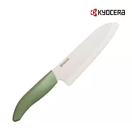 【KYOCERA】日本京瓷彩色陶瓷刀系列16cm 多色任選(原廠總代理) 植物綠
