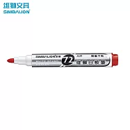 雄獅 72小時開蓋不乾白板筆 紅