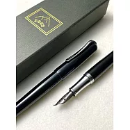 3952老山羊-BON1 曜石黑 亮面鋼琴烤漆 彈鋼書法尖鋼筆