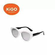 KiGO Vintage 抗UV輕量偏光兒童太陽眼鏡 (6-12Y) - 經典白