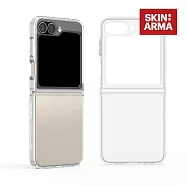 Skinarma日本潮牌 三星Galaxy Z Flip6 Saido 低調風格防摔手機殼 透明