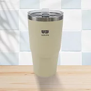 樂司/夠飲304不鏽鋼珍奶杯-850ml-1入 奶昔黃