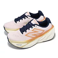 New Balance 慢跑鞋 Fresh Foam X More V5 D 女鞋 寬楦 粉橘 厚底 運動鞋 NB WMORLT5-D 24.5cm PINK GRANITE/COPPER