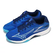 Mizuno 排球鞋 Thunder Blade Z 男鞋 藍白 入門款 室內運動 羽排鞋 美津濃 V1GA2370-01 26.5cm BLUE/WHITE