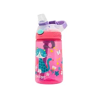 【美國Contigo】兒童吸管瓶 414ml-(貓咪/獨角獸/摩托車/狐狸) 貓咪