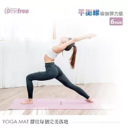 Comefree 6mm平衡線瑜珈彈力墊(丹青藍) CF-81800GB 台灣製