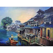 【玲廊滿藝】朱薇諺-印象湖居 Live besides the river60.5x80cm