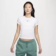 NIKE AS W NSW NK CHLL KNT MD CRP 女短袖上衣-白-FV5509100 M 白色