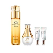 【淡斑透亮組】CINQUAIN 思珂 璀璨光晶透活膚露+活氧青春亮顏肌活精華+贈乳液隨身版2入