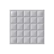 小樹屋-可折疊方格超涼感持久坐墊 灰色