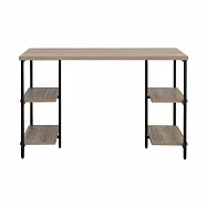 IDEA-工業風鐵木收納層架書桌/電腦桌(120CM)