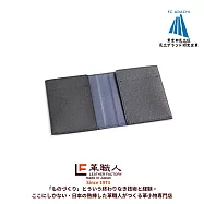 LF革職人 ● 日本製 FLAT II 輕便短夾 證件套 卡夾 新潮黑