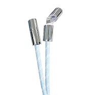 【REAICE】2WAY手機掛繩充電線Type-C to Lightning(附墊片/Apple適用/iPhone適用/MFi蘋果官方認證/斜背/掛脖/編織頸掛) 迷霧藍