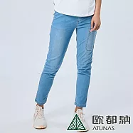 【ATUNAS 歐都納】女款薄彈性牛仔長褲A1PA2309W- S 藍