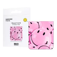 SAMSUNG Galaxy Z Flip6 / Z Flip5 原廠 Smiley 聯名感應卡-Pink (F741) Pink款 (粉)