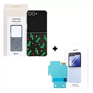 【贈原廠保護貼】SAMSUNG Galaxy Z Flip6 原廠 Joguman 聯名保護殼 (GP-FPF741) Joguman (綠)