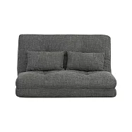 【好氣氛家居】日系和風慵懶雙人沙發/和室椅-兩色可選 灰色