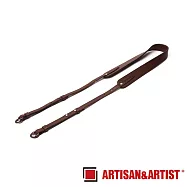 ARTISAN&ARTIST ACAM284 義大利皮革相機背帶 黑/紅/棕 公司貨 無 深棕色