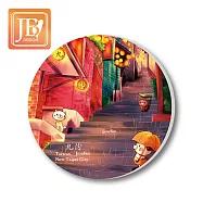 愛台灣系列_陶瓷吸水杯墊(超值2入組) 無 183九份小雨2入