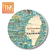 愛台灣系列_陶瓷吸水杯墊(超值2入組) 無 521漫畫台灣2入