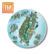 愛台灣系列_陶瓷吸水杯墊(超值2入組) 無 592寶島天氣晴2入