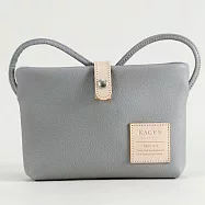 豊岡鞄|嘉玄 -KAGEN|陽 - HINATA 橫式側肩斜背包| 灰色