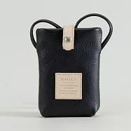 豊岡鞄|嘉玄 -KAGEN|陽 - HINATA 直立側肩斜背包| 黑色