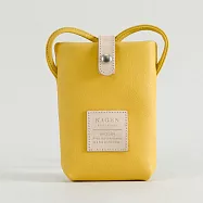 豊岡鞄|嘉玄 -KAGEN|陽 - HINATA 直立側肩斜背包| 黃色