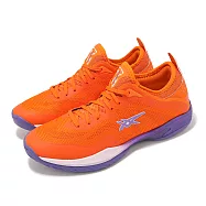 Asics 籃球鞋 Glide Nova FF 3 男鞋 珊瑚橘 襪套 輕量 運動鞋 台灣獨賣配色 亞瑟士 1063A103600 26.5cm HABANERO/AMETHYST