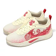 Nike 籃球鞋 Giannis Freak 6 GS Roses 大童 女鞋 字母哥 玫瑰 米白 刺繡 HM4216-100 23cm BEIGE/PINK