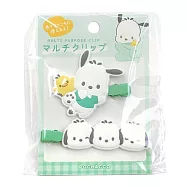 日本CRUX三麗鷗瀏海髮夾Sanrio立體造型髮飾CR1198(2入:左右各1;可選Hello Kitty凱蒂貓/酷洛米/大耳狗/美樂蒂/布丁狗/帕恰狗/人魚漢頓) 帕恰狗