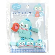 日本CRUX三麗鷗瀏海髮夾Sanrio立體造型髮飾CR1198(2入:左右各1;可選Hello Kitty凱蒂貓/酷洛米/大耳狗/美樂蒂/布丁狗/帕恰狗/人魚漢頓) 人魚漢頓