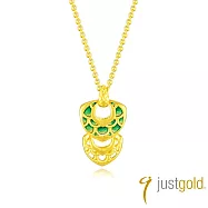 【Just Gold 鎮金店】幻彩龍麟 黃金吊墜(不含鍊)
