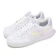 Nike 休閒鞋 Wmns Air Force 1 07 女鞋 男鞋 白 椰奶 紫 AF1 低筒 百搭 小白鞋 FN3501-100 26cm WHITE/PURPLE