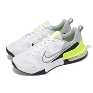 Nike 訓練鞋 Air Max Alpha Trainer 6 男鞋 灰 螢光黃 穩定 緩震 健身 運動鞋 FQ1833-006 29cm GREY/YELLOW
