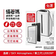 蟎著媽 濾網 內含感應晶片 適用 小台 安麗 Amway 逸新 Atmosphere Mini 第三代 124746T 空氣清淨機