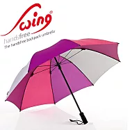 長毛象-德國[EuroSCHIRM] 德國高級雨傘品牌 SWING HANDSFREE / 免持健行傘 大 (深紫)