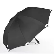 長毛象-德國[EuroSCHIRM] 德國高級雨傘品牌 SWING HANDSFREE / 免持健行傘 大 (黑-反光)