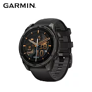 GARMIN Fenix 8 AMOLED 全方位戶外進階GPS智慧腕錶 47mm 石墨灰