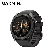 GARMIN Fenix 8 AMOLED 全方位戶外進階GPS智慧腕錶 51mm 石墨灰
