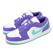 Nike 休閒鞋 Air Jordan 1 Low SE 男鞋 紫 綠 AJ1 低筒 經典 HJ9013-550 28.5cm PURPLE/GREEN