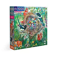 eeBoo 1000片拼圖 - 野鳥的寶藏 ( Wildlife Treasure 1000 Piece Puzzle )